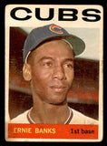 1964 Topps Baseball #055 Ernie Banks Cubs Fair 540705