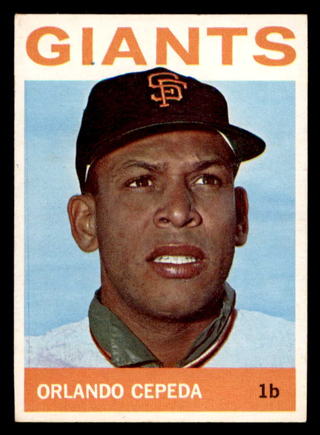 1964 Topps Baseball #390 Orlando Cepeda Giants EX-MT 540706