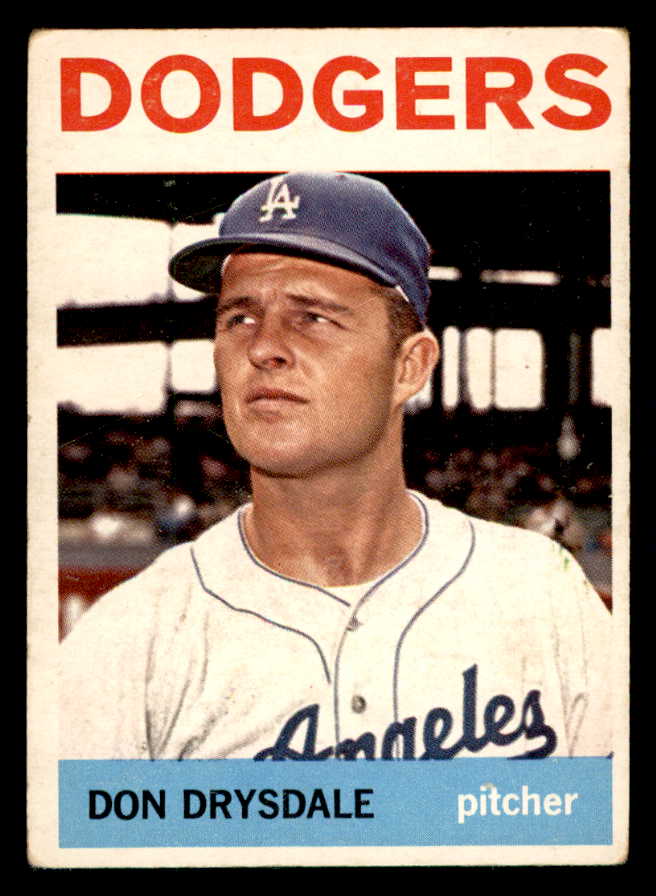 1964 Topps Baseball #120 Don Drysdale Dodgers VG-EX 540707