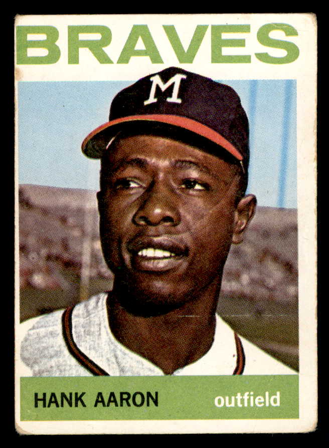 1964 Topps Baseball #300 Hank Aaron Braves VG 540709