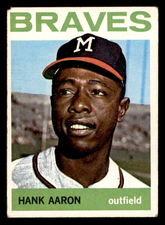 1964 Topps Baseball #300 Hank Aaron Braves VG 540710