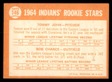 1964 Topps Baseball #146 Tommy John Indians VG-EX 540714