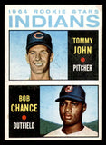 1964 Topps Baseball #146 Tommy John Indians EX 540715