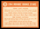 1964 Topps Baseball #146 Tommy John Indians EX 540715