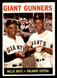 1964 Topps Baseball #306 Willie Mays Orlando Cepeda VG 540716