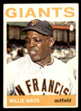 1964 Topps Baseball #150 Willie Mays Giants GD-VG 540727