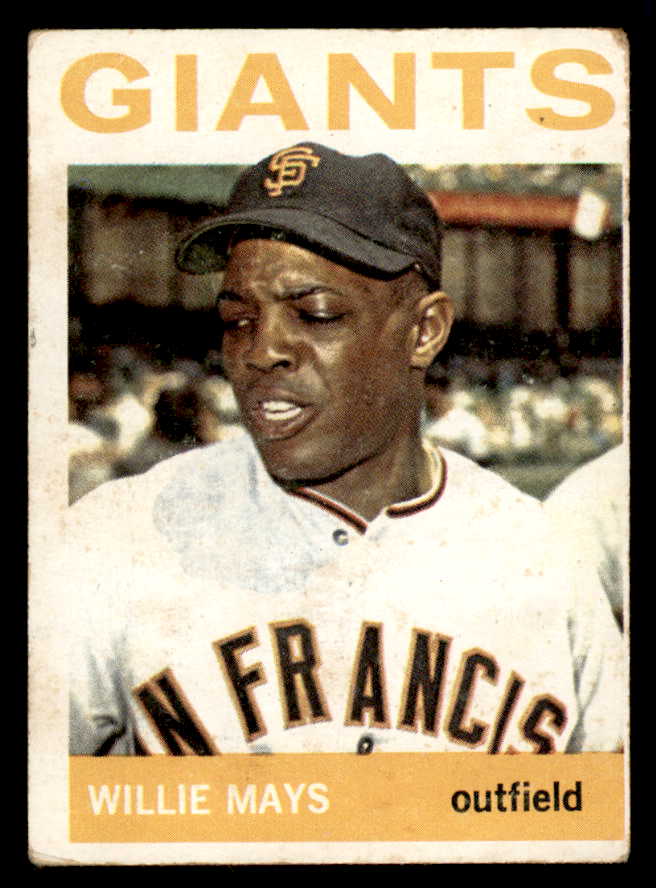 1964 Topps Baseball #150 Willie Mays Giants VG 540728