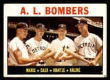 1964 Topps Baseball #331 Mickey Mantle Al Kaline Roger Maris VG 540729