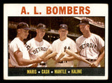 1964 Topps Baseball #331 Mickey Mantle Al Kaline Roger Maris VG 540730