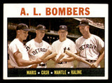 1964 Topps Baseball #331 Mickey Mantle Al Kaline Roger Maris VG-EX 540731