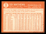 1964 Topps Baseball #035 Eddie Mathews Braves EX 540735