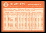 1964 Topps Baseball #035 Eddie Mathews Braves VG-EX 540736