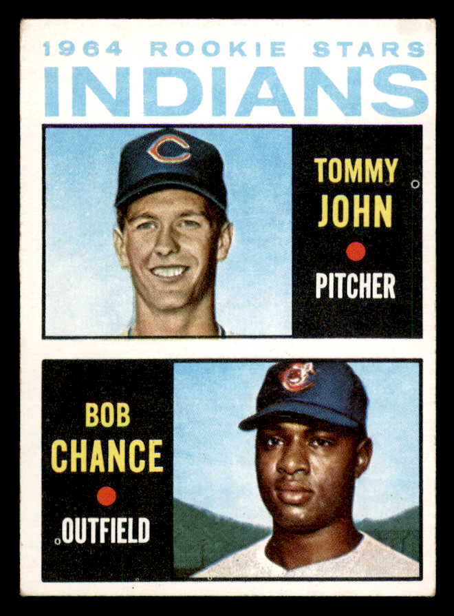 1964 Topps Baseball #146 Tommy John Indians EX+/EX-MT 540745
