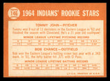 1964 Topps Baseball #146 Tommy John Indians EX+/EX-MT 540745