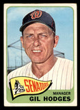 1965 Topps Baseball #099 Gil Hodges Senators VG-EX 540759
