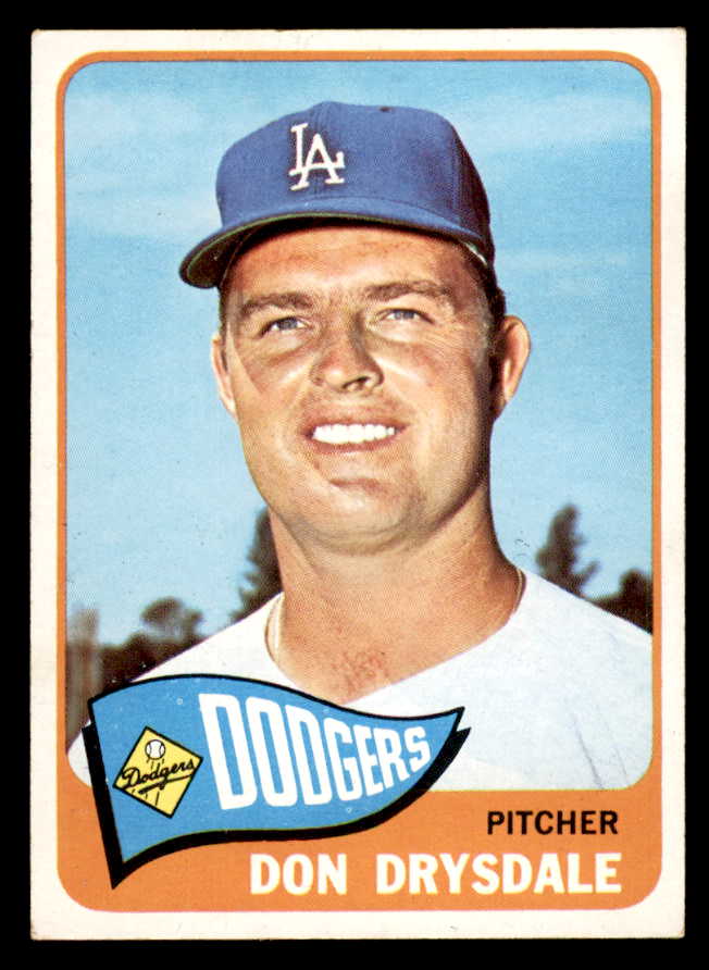1965 Topps Baseball #260 Don Drysdale Dodgers VG-EX 540763
