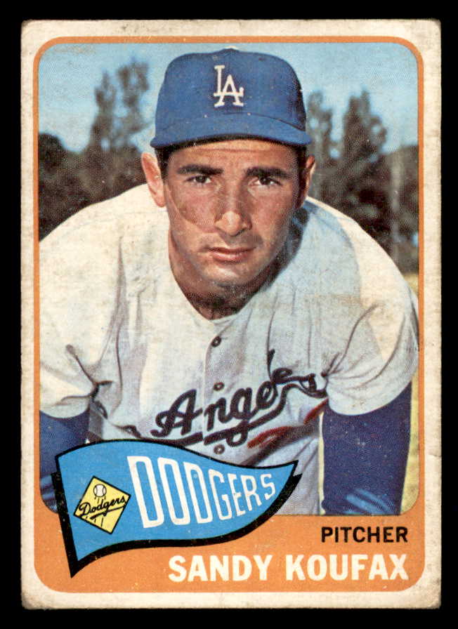 1965 Topps Baseball #300 Sandy Koufax Dodgers VG 540779