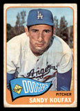 1965 Topps Baseball #300 Sandy Koufax Dodgers VG 540779