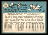 1965 Topps Baseball #110 Ron Santo Cubs VG-EX 540784