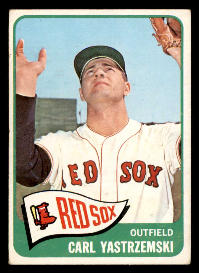 1965 Topps Baseball #385 Carl Yastrzemski Red Sox VG-EX 540793