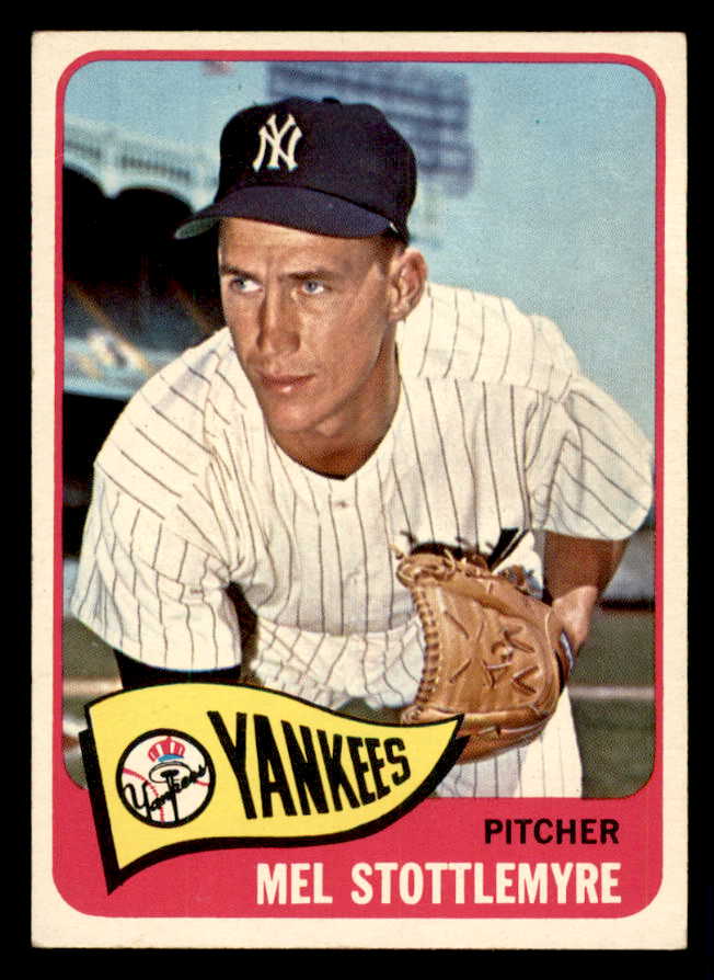 1965 Topps Baseball #550 Mel Stottlemyre Yankees EX-MT 540795