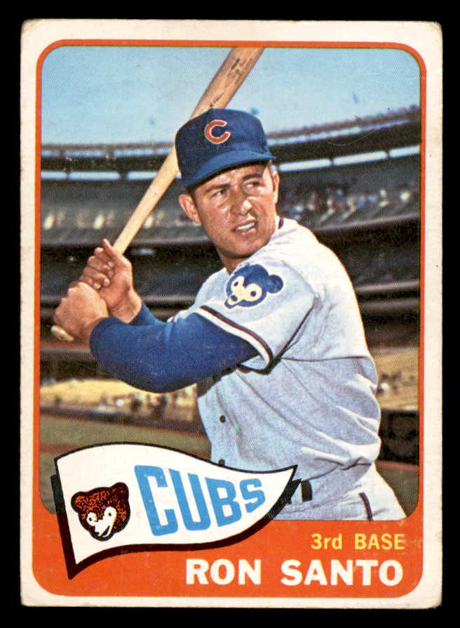 1965 Topps Baseball #110 Ron Santo Cubs VG 540798