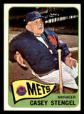 1965 Topps Baseball #187 Casey Stengel Mets EX 540801