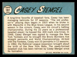 1965 Topps Baseball #187 Casey Stengel Mets EX 540801