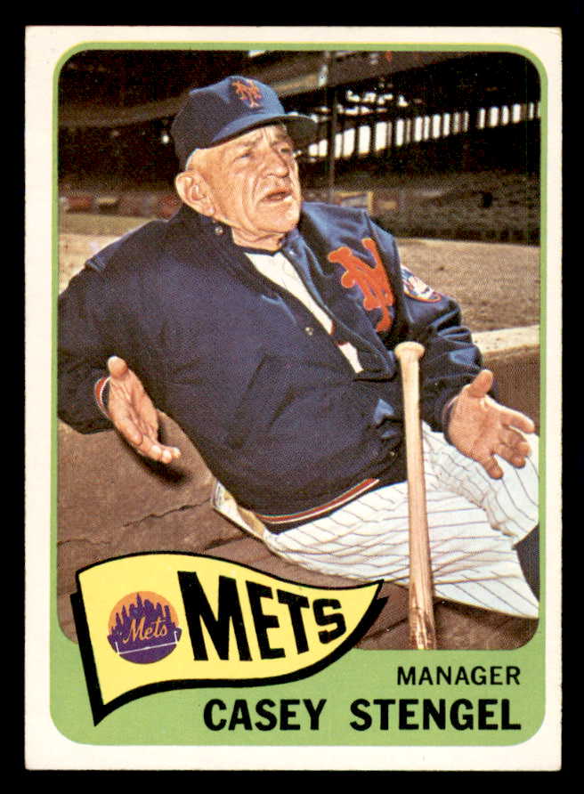 1965 Topps Baseball #187 Casey Stengel Mets NR-MT 540811