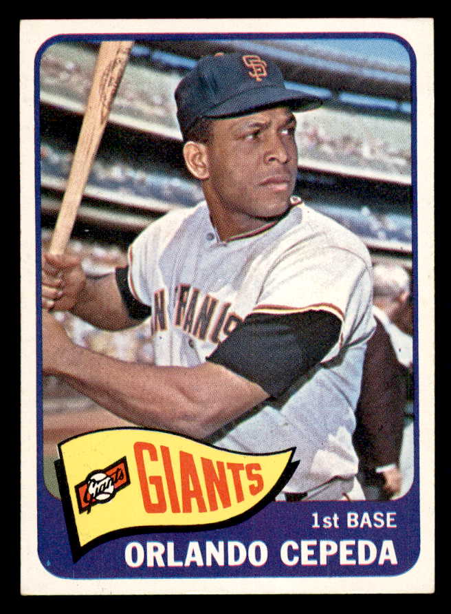 1965 Topps Baseball #360 Orlando Cepeda Giants NR-MT 540812