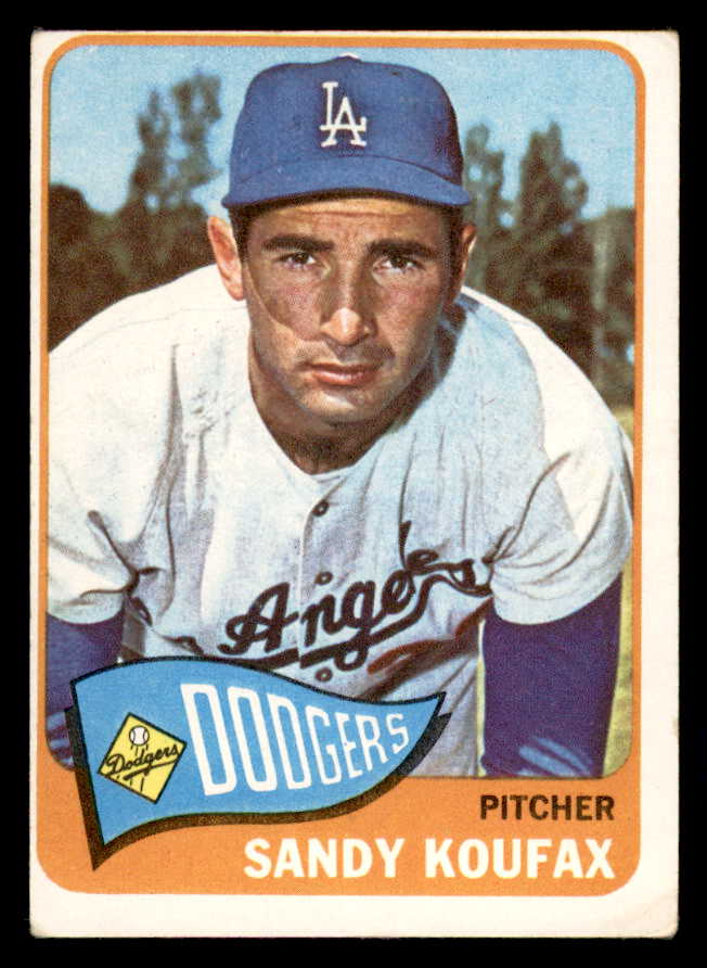 1965 Topps Baseball #300 Sandy Koufax Dodgers VG-EX 540819