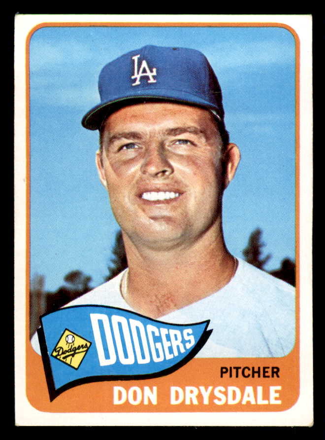 1965 Topps Baseball #260 Don Drysdale Dodgers EX 540826