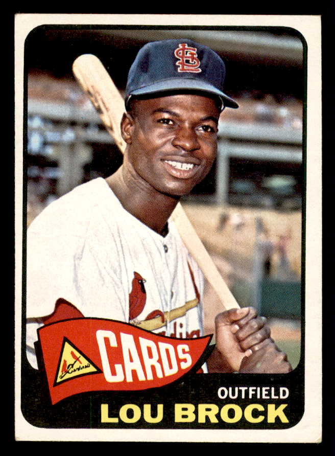 1965 Topps Baseball #540 Lou Brock Cardinals EX 540833
