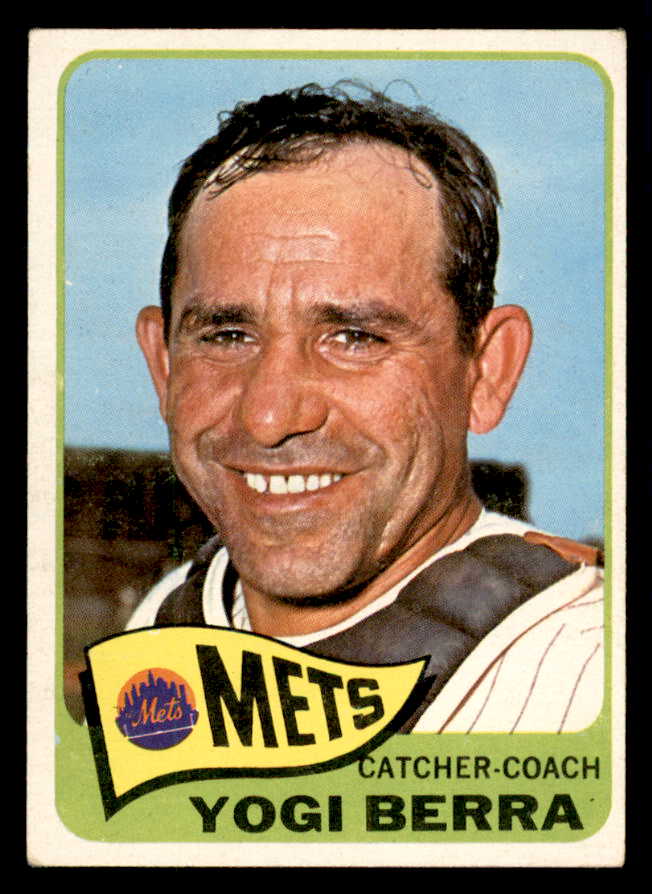 1965 Topps Baseball #470 Yogi Berra Mets VG-EX 540836