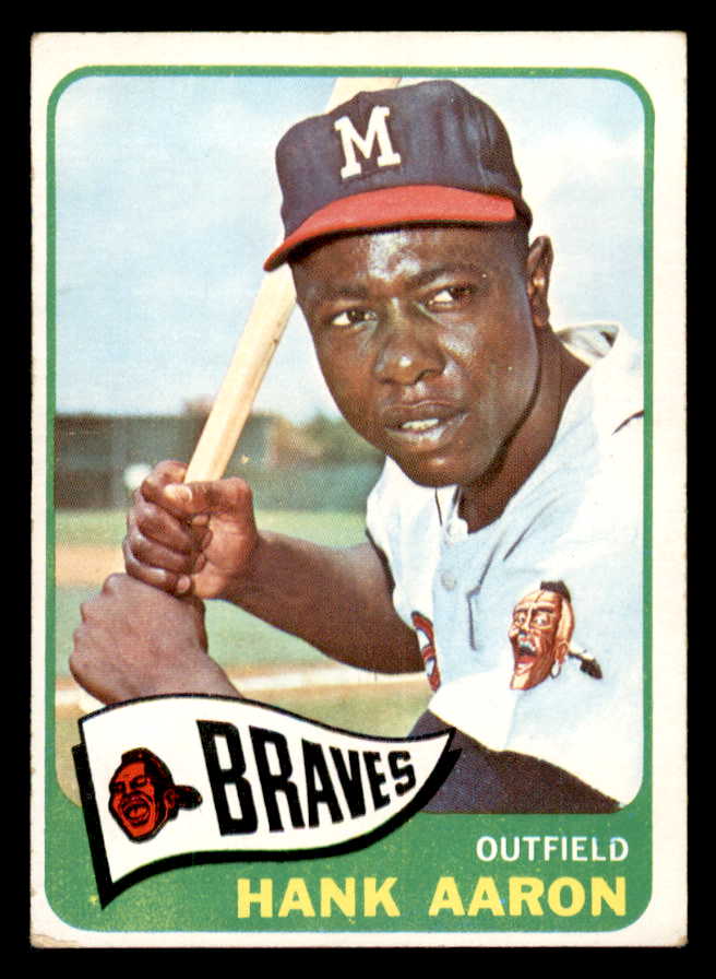 1965 Topps Baseball #170 Hank Aaron Braves VG-EX 540839