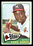 1965 Topps Baseball #170 Hank Aaron Braves VG-EX 540839
