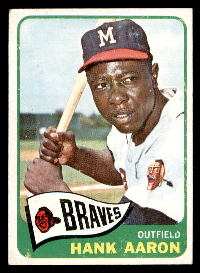 1965 Topps Baseball #170 Hank Aaron Braves VG-EX 540840