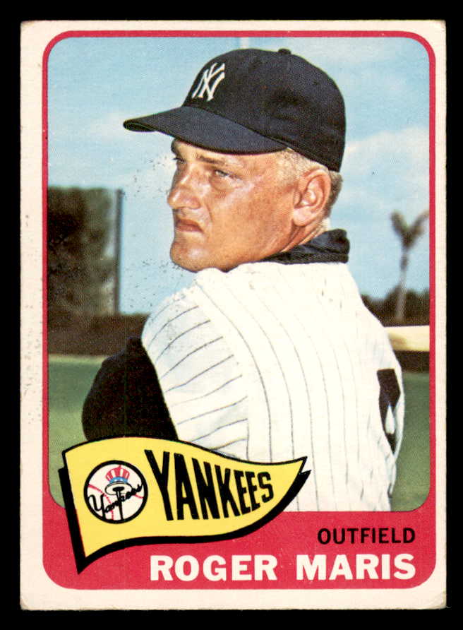 1965 Topps Baseball #155 Roger Maris Yankees VG 540841