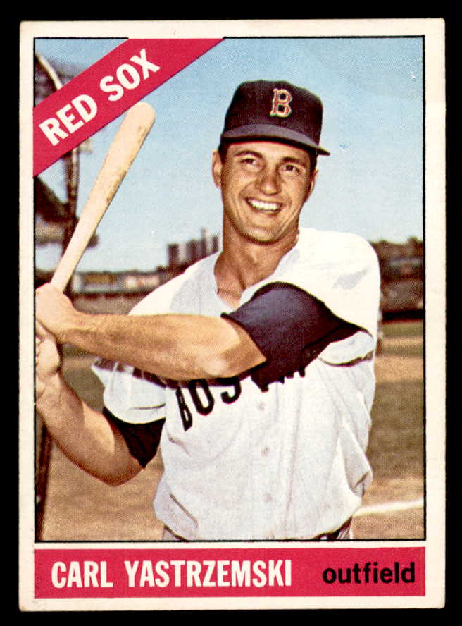 1966 Topps Baseball #070 Carl Yastrzemski Red Sox VG-EX 540852