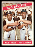1966 Topps Baseball #099 Willie Stargell Donn Clendenon VG 540854