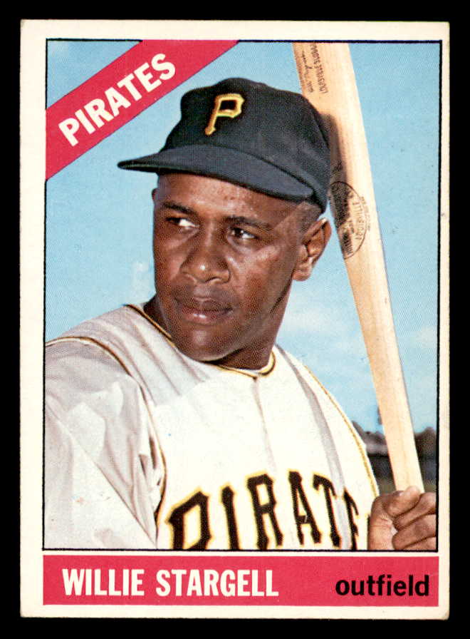 1966 Topps Baseball #255 Willie Stargell Pirates EX 540861