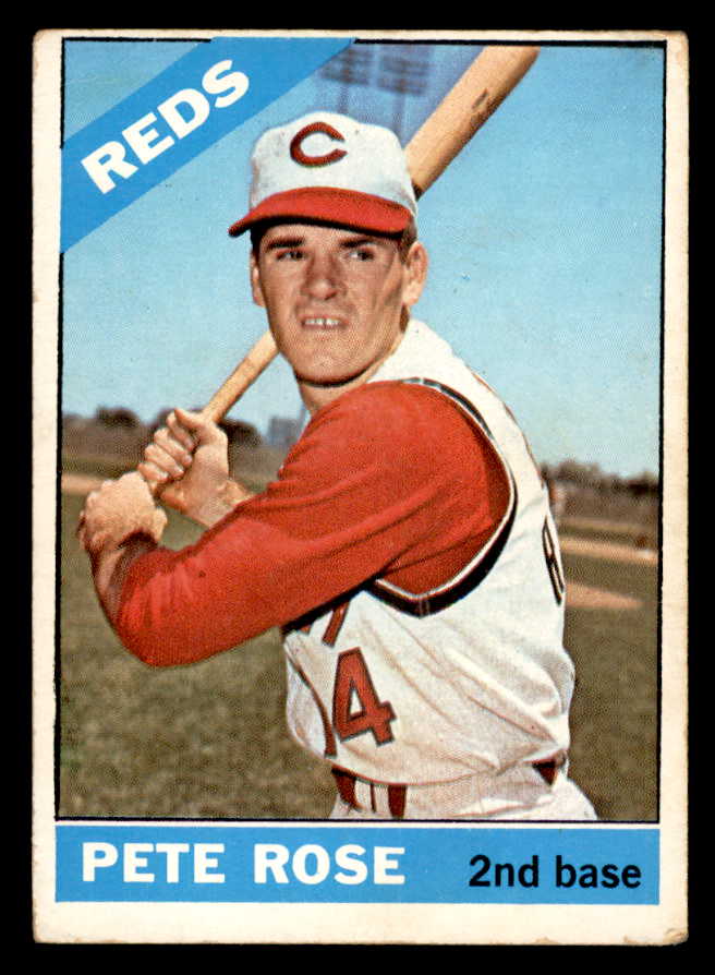 1966 Topps Baseball #030 Pete Rose Reds VG 540865