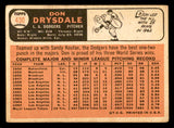 1966 Topps Baseball #430 Don Drysdale Dodgers VG 540868