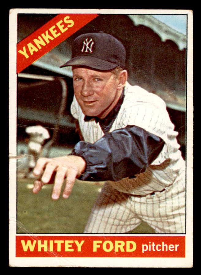 1966 Topps Baseball #160 Whitey Ford Yankees FR-GD 540869