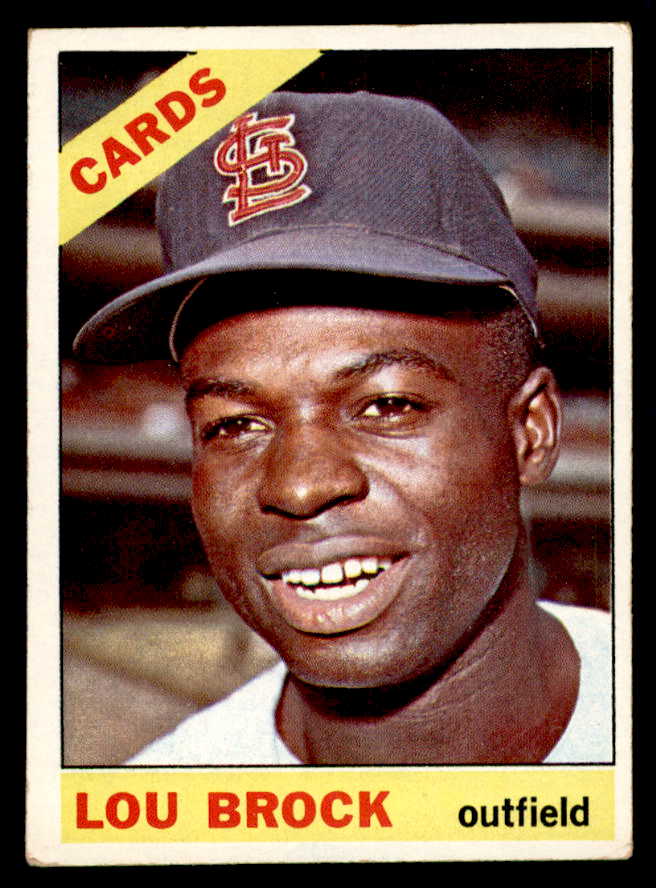 1966 Topps Baseball #125 Lou Brock Cardinals VG-EX 540870