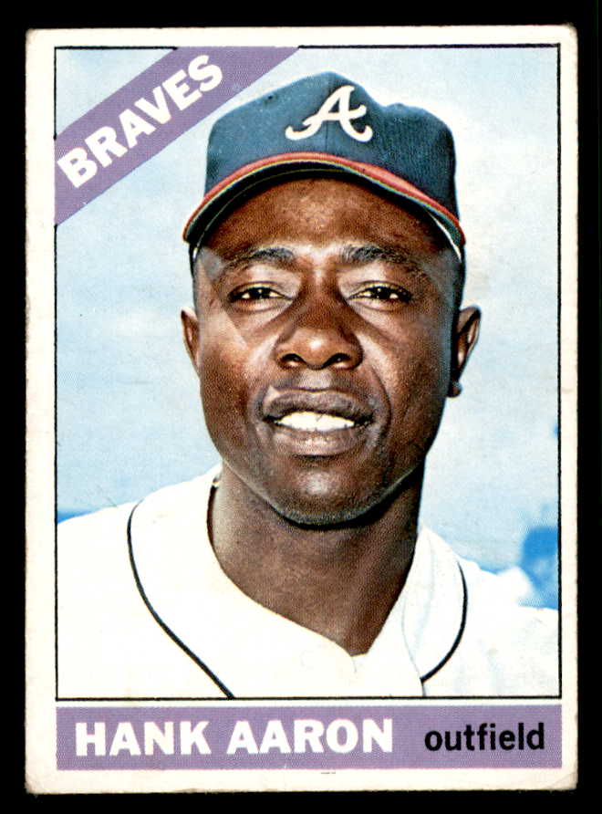 1966 Topps Baseball #500 Hank Aaron Braves VG 540872