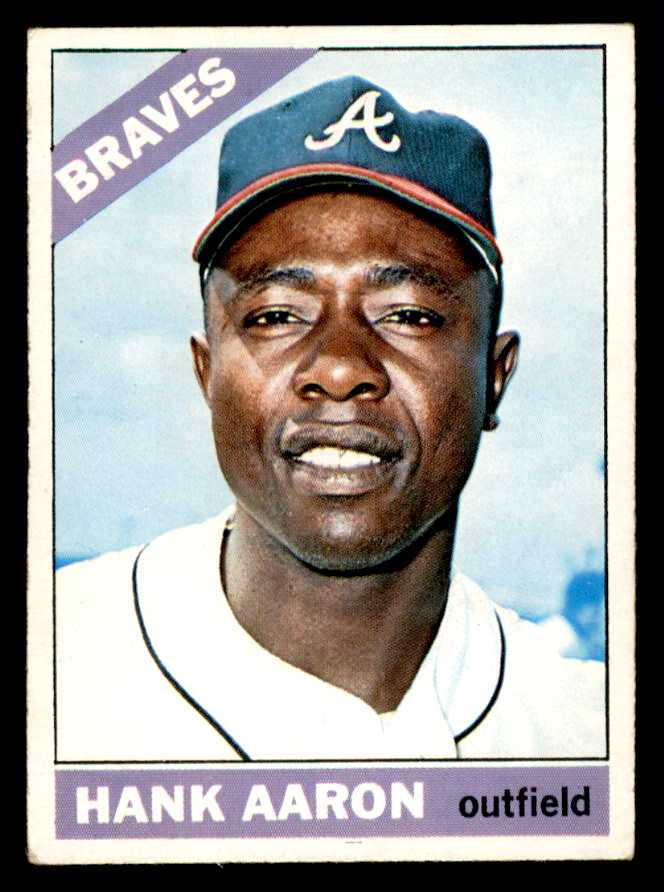 1966 Topps Baseball #500 Hank Aaron Braves VG-EX 540873