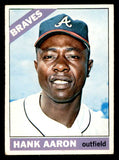 1966 Topps Baseball #500 Hank Aaron Braves VG-EX 540873
