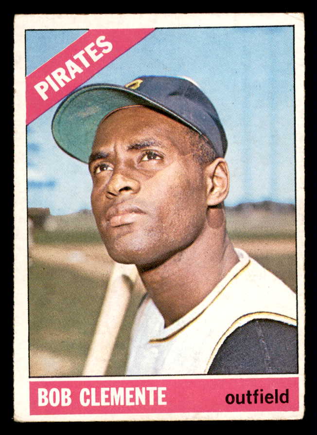1966 Topps Baseball #300 Roberto Clemente Pirates VG-EX 540874
