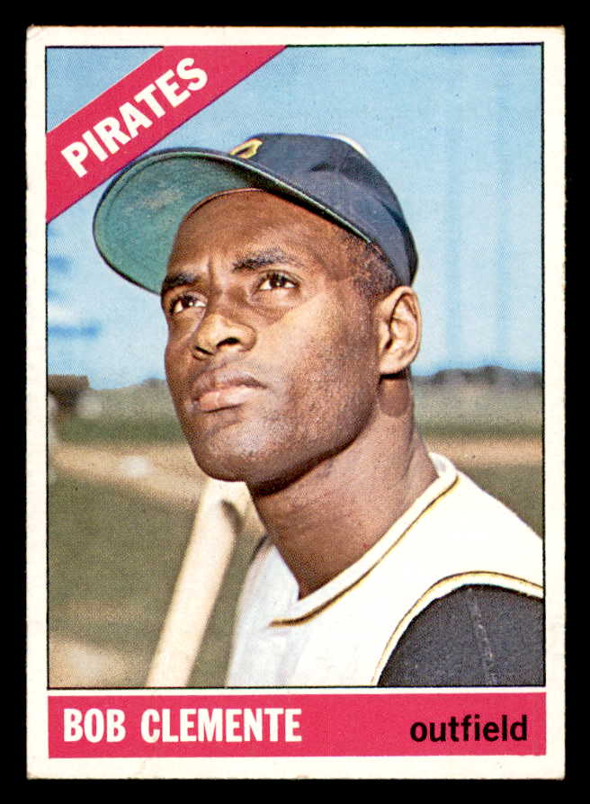 1966 Topps Baseball #300 Roberto Clemente Pirates VG-EX 540875